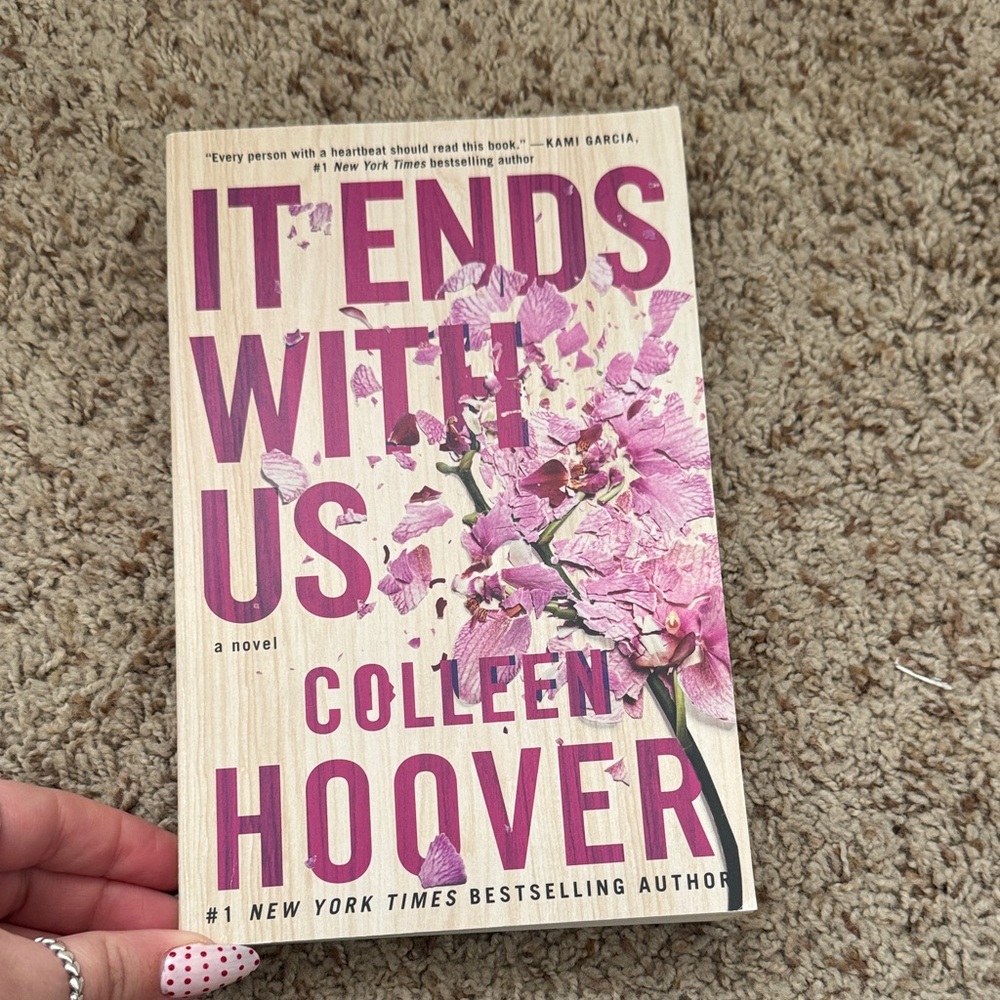 Barnes & Noble 'It Ends With Us' with Pink Floral Design